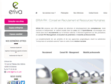 Tablet Screenshot of eriva-rh.com